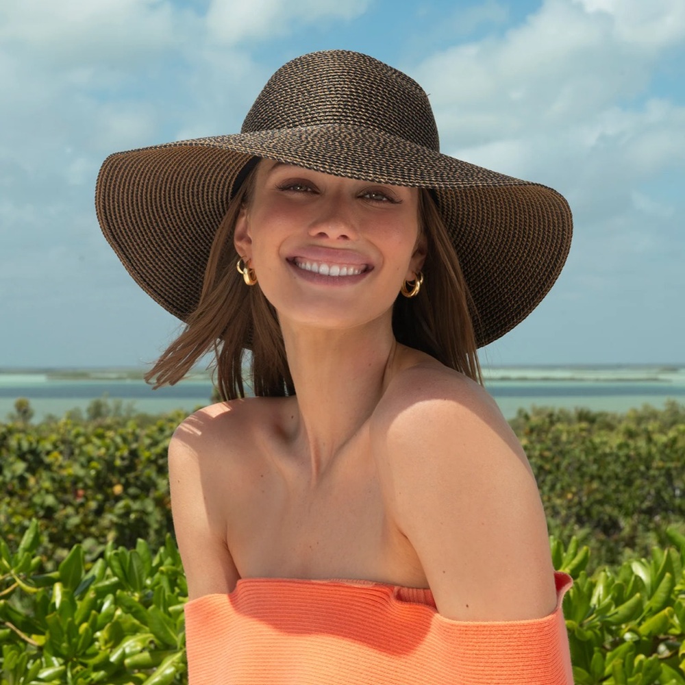 Eric Javits Squishee Hampton Wide Brim UPF 50 Sun Protection Hat - Picture 9 of 10
